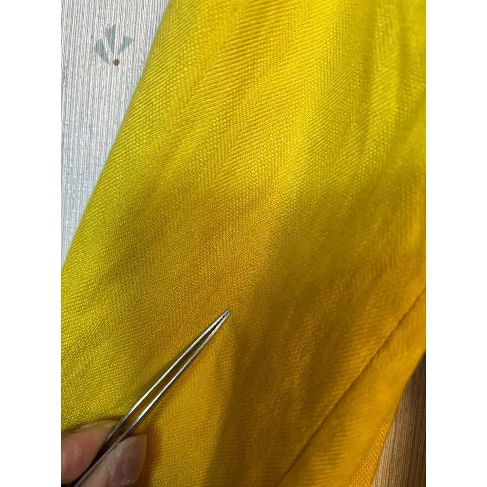 J Crew Schoolboy Blazer Size 8 Yellow Tailored Rayon Business Casual Preppy